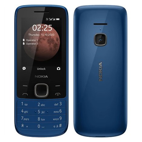 Nokia | Yes | 225 4G TA-1316 | Blue | 2.4 "" | TFT | 240 x 320 pixels | 64 MB | 128 MB | Dual SIM | Nano-SIM | 3G | Bluetooth |